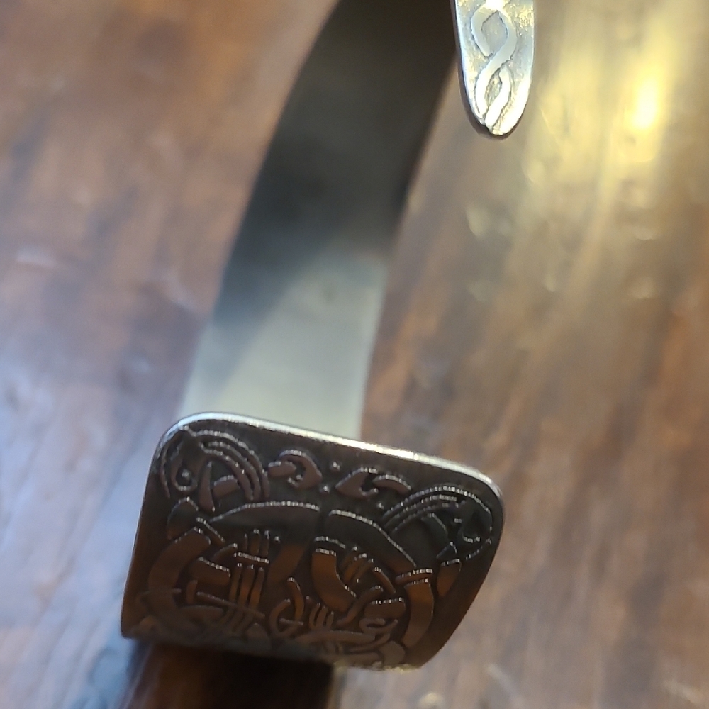 Silver Engraved Cuff Bracelet - image 8